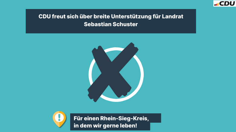 CDU freut sich über breite Unterstützung für Landrat Sebastian Schuster
